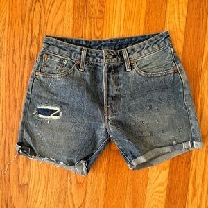 Levi's Vintage Clothing 501 Distressed cutoffs